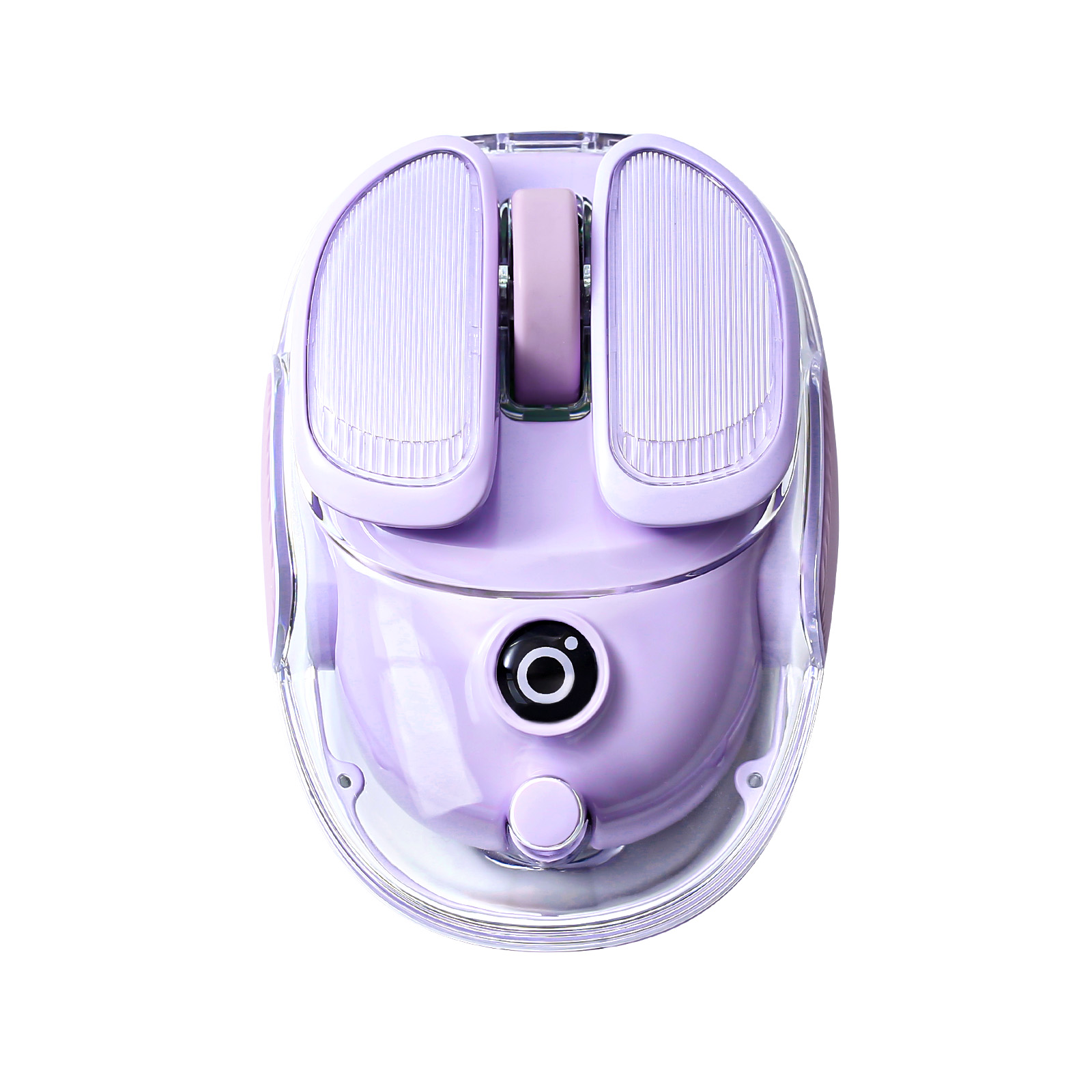 Tradescantia Purple - EWEADN Q9 보라색 무선 RGB 마우스,