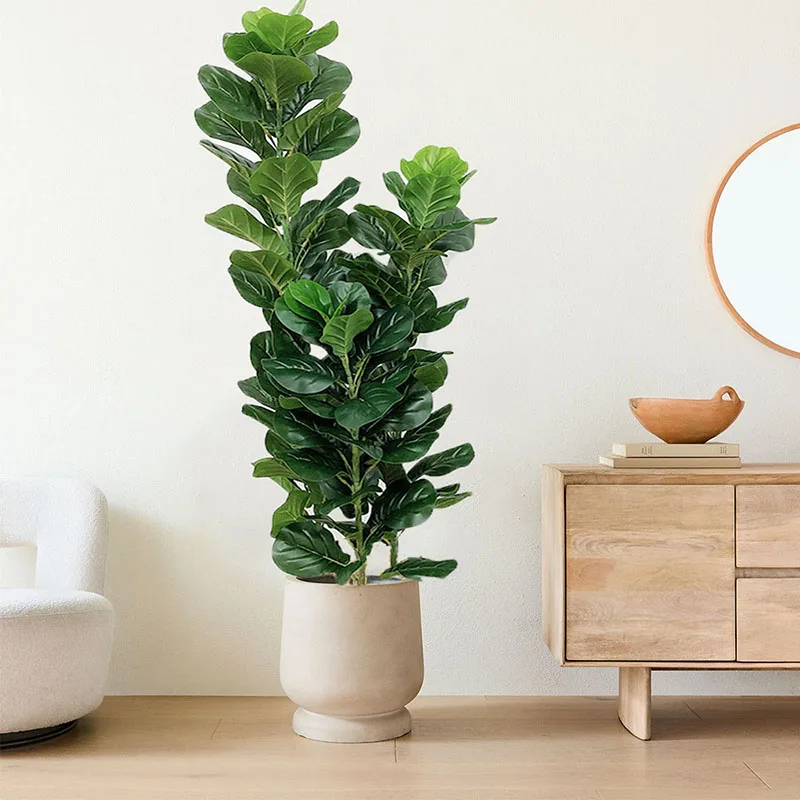 35-150cm 열대 나무 대형 인조 고무나무(피쿠스  - Ficus Lyrata Tree 리뷰 및 가격